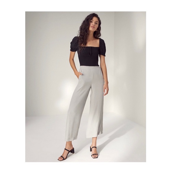 Aritzia Wilfred faun pants